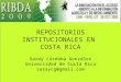 Repositorios Institucionales en Costa Rica