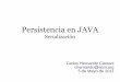 Persistencia en Java - Serialización