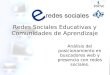 Redes sociales educativas y comunidades de aprendizaje