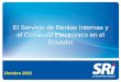 Servicio de rentas internas y el comercio electrónico en el ecuador
