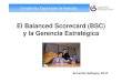 Bsc (Balanced Score Card) Cuadro de mando Integral