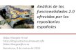 Funcionalidades 2.0 en Repositorios españoles