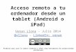 Acceso remoto a tu ordenador desde un tablet Android o iPad #productividad #iPadProED #TabletProED #iPadProLK