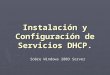 DHCP W2003