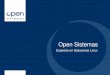 Open Sistemas Presentación Corporativa Español