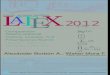 LaTeX - Edicion de Textos Cientificos LaTeX 2012- Mora. W, Borbon. A