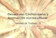2.-Desarrollo Comunitario y Animación sociocultural
