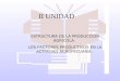 II UNIDAD ESTRUCTURA DE LA PRODUCCION AGRICOLA. LOS FACTORES PRODUCTIVOS EN LA ACTIVIDAD AGROPECUARIA