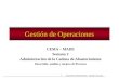 GESTION DE OPERACIONES – Ing Pedro del Campo 1 Gestión de Operaciones CEMA – MADE Semana 2 Administración de la Cadena de Abastecimiento Desarrollo, análisis