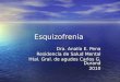Esquizofrenia Dra. Analía E. Pena Residencia de Salud Mental Htal. Gral. de agudos Carlos G. Durand 2010