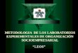 METODOLOGIA DE LOS LABORATORIOS EXPERIMENTALES DE ORGANIZACIÓN SOCIOEMPRESARIAL LEOS