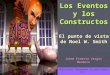 Los Eventos y los Constructos El punto de vista de Noel W. Smith Jaime Ernesto Vargas Mendoza Asociación Oaxaqueña de psicología A.C. 2010