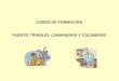 CURSO DE FORMACIÓN PUESTO TRABAJO: CAMAREROS Y COCINEROS