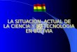 Academia Nacional de Ciencias de Bolivia 1. BOLIVIA: EL CONTEXTO PARA I+D Cobertura boscosa: 561.367 km 2 (51% del país) Cobertura boscosa: 561.367 km