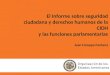 El Informe sobre seguridad ciudadana y derechos humanos de la CIDH y las funciones parlamentarias Juan Faroppa Fontana