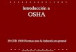 Introducción a OSHA 29 CFR 1910 Normas para la industria en general
