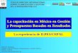 La capacitación en México en Gestión y Presupuestos Basados en Resultados La experiencia de ILPES/CEPAL TERCER SIMPOSIO INTERNACIONAL SOBRE PLANIFICACIÓN