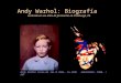 Andy Warhol: Biografía centrada en sus años de formación en Pittsburgh, PA Andy Warhol cerca de los 8 años, ca.1936Autorretrato, 1986, © AWF