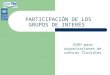 PARTICIPACIÓN DE LOS GRUPOS DE INTERÉS GIRH para organizaciones de cuencas fluviales