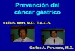 Prevención del cáncer gástrico Luis S. Mon, M.D., F.A.C.S. Carlos A. Perurena, M.D