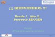 © Página 1 ¡¡¡ BIENVENIDOS !!! Rueda 1. Año 2: Proyecto EDUGÉS Consultor AFHA grupo de asesores y consultores