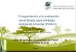 El seguimiento y la evaluación en el Fondo para el Medio Ambiente Mundial (FMAM) El seguimiento y la evaluación en el Fondo para el Medio Ambiente Mundial