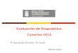 Evaluación de Diagnóstico Canarias 2012 Educación Primaria. 4º Curso. Febrero 2013
