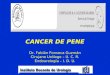 CANCER DE PENE Dr. Fabián Fonseca Guzmán Cirujano Urólogo – U. C. R. Endourología – I. D. U
