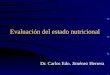 Evaluación del estado nutricional Dr. Carlos Edo. Jiménez Herrera