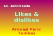 I.E. 40388 Lluta Likes & dislikes Around Peru: Tumbes 2012