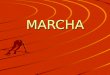 MARCHA. Historia Deporte olímpico masculino desde 1908(Londres) y femenino desde 1992( Barcelona 92) En España fue introducido sobre 1912 por Alberto