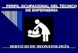 PERFIL OCUPACIONAL DEL TECNICO DE ENFERMERÍA SERVICIO DE NEONATOLOGÍA