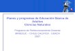 Planes y programas de Educación Básica de Adultos Ciencias Naturales Programa de Perfeccionamiento Docente MINEDUC – CHILE CALIFICA - USACH 2007
