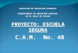 DIRECCION DE EDUCACION ELEMENTAL DEPARTAMENTO DE EDUCACION ESPECIAL EN EL VALLE DE TOLUCA PROYECTO: ESCUELA SEGURA C.A.M. No. 48