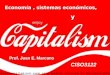 Economía, sistemas económicos, y CISO3122 Prof. Juan E. Marcano