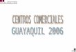 FICHA TÉCNICA Ciudad: Guayaquil Estudio: Imagen y posicionamiento de Centros Comerciales Metodología: Cuantitativa. Entrevistas personales utilizando