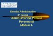 Administración Pública Paraestatal Módulo I. Derecho Administrativo 2° Parcial