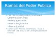 Las ramas del poder publico en Colombia son tres: Rama Ejecutiva Rama Legislativa Rama Judicial Constitución Política Colombiana. Titulo V Artículos 113