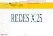 REDES DE COMPUTADORAS I REDES X.25 Mauricio Rojas1