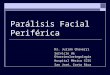 Parálisis Facial Periférica Dr. Julián Chaverri Servicio de Otorrinolaringología Hospital México CCSS San José, Costa Rica