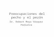 Preocupaciones del pecho y el pezón Dr. Robert Moya Vásquez Pediatra