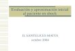 Evaluación y aproximación inicial al paciente en shock JL SANTELICES MATTA octubre 2004