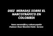 DIEZ MIRADAS SOBRE EL NARCOTRÁFICO EN COLOMBIA Tema: narcotráfico y cultura popular Profesor: Óscar Mauricio Pabón Serrano