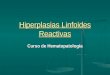 Hiperplasias Linfoides Reactivas Curso de Hematopatología
