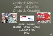 Crisis de Misiles Crisis del Caribe Crisis de Octubre ESTE – OESTE (EEUU – CUBA – URSS) GUERRA FRIA 1962