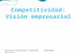 Competitividad: Visión empresarial Gerardo Gutiérrez Candiani - Coparmex Nacional 1