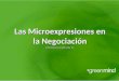 Las Microexpresiones en la Negociación Christian Andrada D