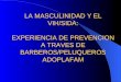 LA MASCULINIDAD Y EL VIH/SIDA: EXPERIENCIA DE PREVENCION A TRAVES DE BARBEROS/PELUQUEROS ADOPLAFAM