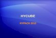 HYCUBE HYPACK 2013. HYCUBE: Implementación de CUBE por HYPACK