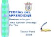 TEORÍAS DEL APRENDIZAJE Presentado por : Ana Esther Urteaga Farfán Tacna-Perú 2008